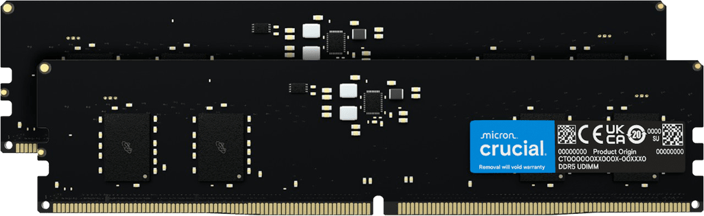 Crucial 128GB Kit (64GBx2) DDR5-5600 UDIMM