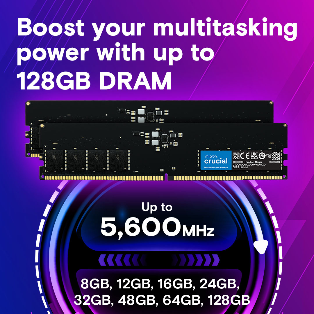 Crucial 8GB DDR5-4800 UDIMM