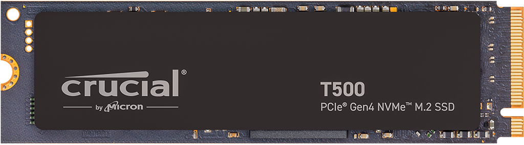 Crucial T500 4TB PCIe Gen4 NVMe M.2 SSD