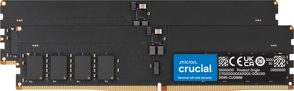 Crucial 32GB Kit (16GBx2) DDR5-6400 CUDIMM