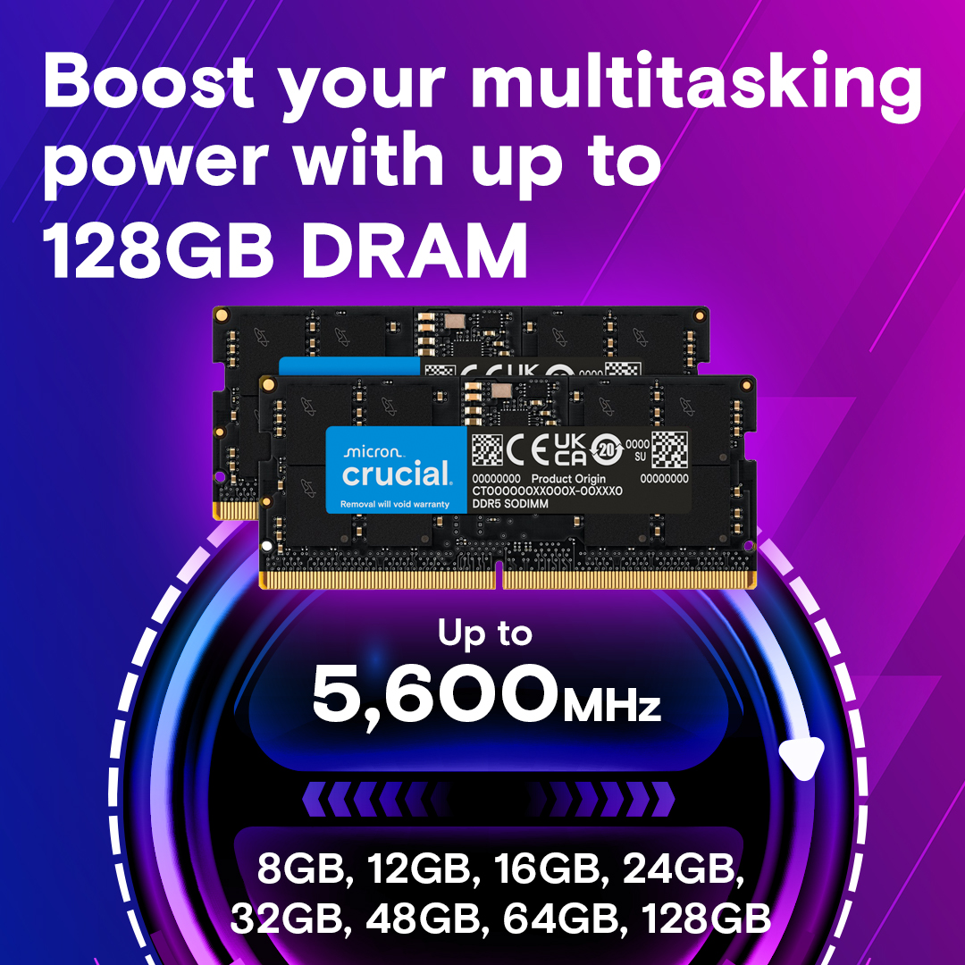 Crucial 16GB DDR5-5600 SODIMM