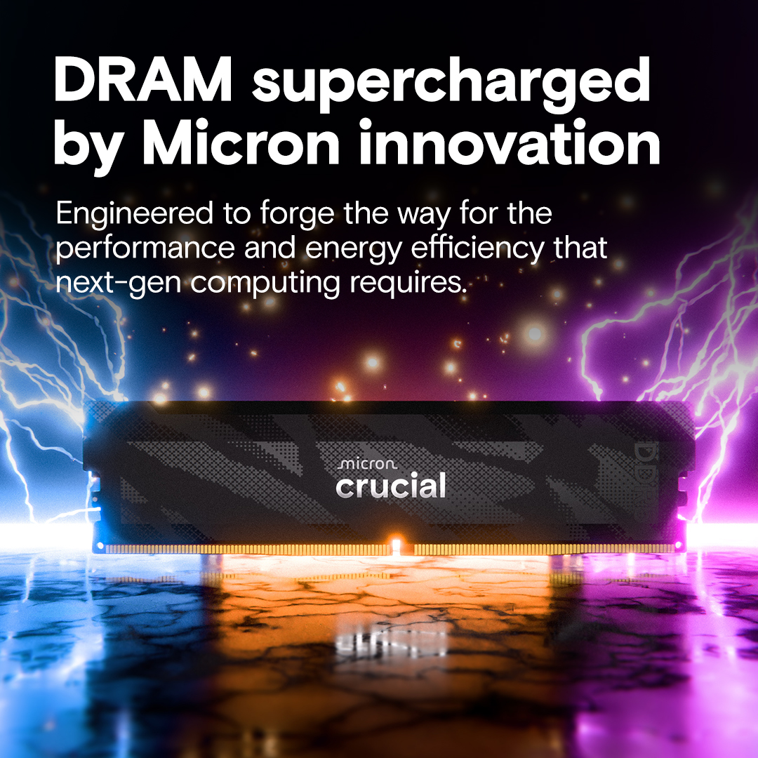 Crucial Pro DDR5-6400 CL32 32GB Kit (16GBx2) UDIMM: OC Gaming Memory Black 6 Crucial Pro DDR5-6400 CL32 32GB Kit (16GBx2) UDIMM: OC Gaming Memory Black