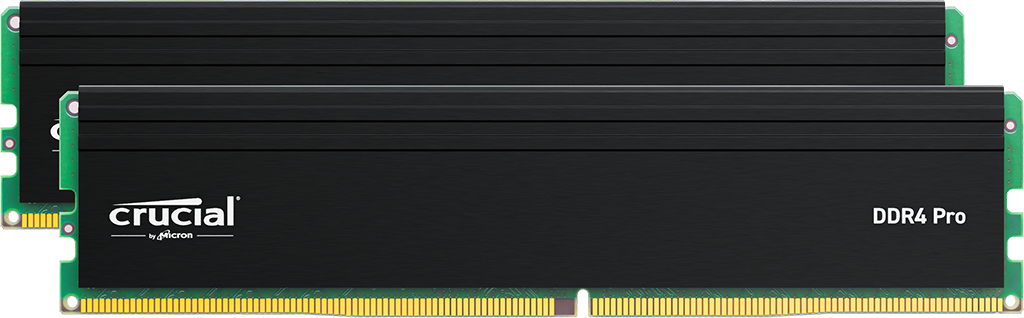 Crucial Pro 64GB Kit (32GBx2) DDR4-3200 UDIMM