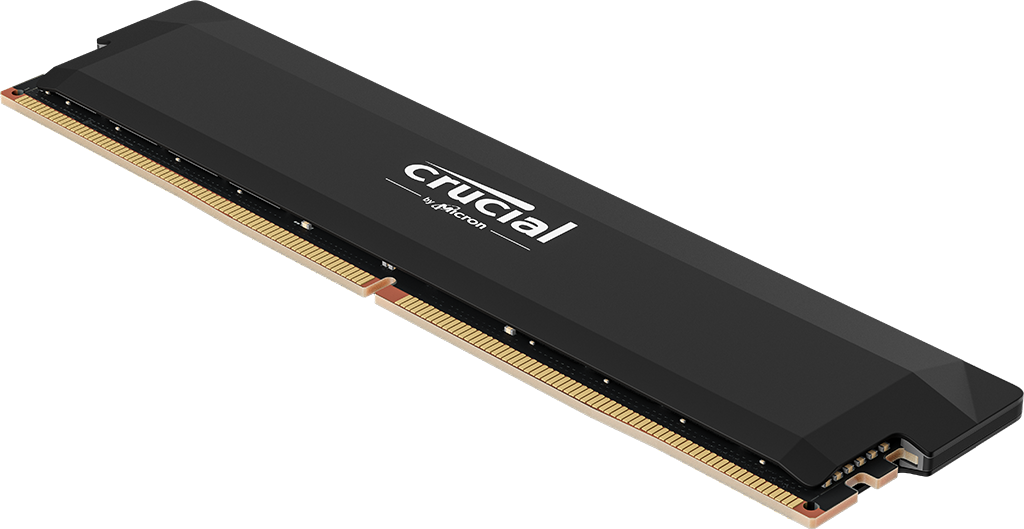 Crucial Pro DDR5-6000 16GB UDIMM: OC Gaming Memory Black